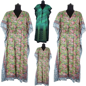 Vêtements musulmans de style saoudien caftan arabe long caftan imprimé à la main Caftan indien fait à la main Abaya Kaftan Caftan arabe Jalabiya - Product Image 1