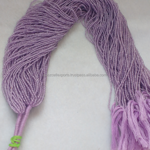 Perles de quartz améthyste rose naturelles 2-3 mm Pierres précieuses en vrac Inde Coszcalt Exports - Product Image 2