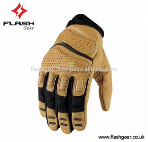 Haute qualité sur mesure plein doigt hiver unisexe Impact gants pour l'équitation Motocross sport coupe-vent en cuir lavable - Product Image 2
