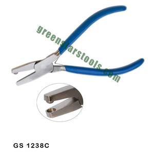 คีมดัดลวดสแตนเลส GS เครื่องมือเครื่องประดับ1238สำหรับช่างอัญมณี - Product Image 1