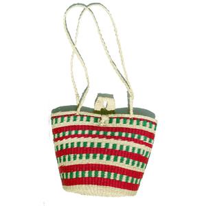 Large Colorful Paja Toquilla Handbags <b>Unique</b> Open Straw Purses Ecological Ethnic Style Great Fashion Accessories Green Wood Gift - Product Image 1