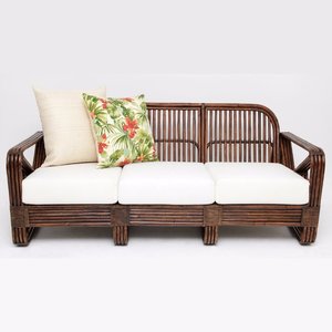 Canapé en rotin pour jardin décoratif - Product Image 4