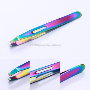 Fresno Beauty 2018 Stainless Steel Eyebrow Scissor Tweezer Eyelashes Facial Hair <b>Remover</b> - Product Image 5