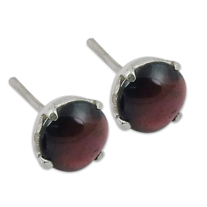 Solid 925 Sterling Silver Red <b>Garnet</b> Cut <b>Earring</b> with Trendy Design Handmade Fine Dangle Jewelry for Weddings Parties Gifts - Product Image 2