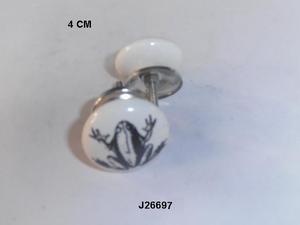 Venta caliente perilla de gabinete de cerámica pintada a mano disponible en otros colores y patrones Tiradores para cajón para hogar y oficina - Product Image 5