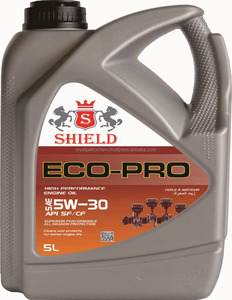 SHIELD ECO-PRO SAE <b>5W30</b> General Automotive Lubricant with SF/CF Base <b>Oil</b> Composition - Product Image 1