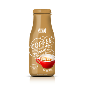 Bouteille en verre de 280 ml Presse à café au caramel du Vietnam - Product Image 1