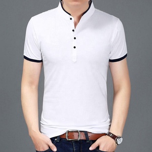 เสื้อผู้ชายแบบ OEM สั่งทำพิเศษ ผ้าฝ้ายถัก 100% ระบายอากาศได้ดี เป็นมิตรกับสิ่งแวดล้อม น้ำหนัก 220 กรัม สำหรับเสื้อเชิ้ต ดีไซน์สีสันสดใสล่าสุด - Product Image 5