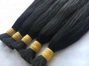 Soyeux Droite Vietnam Remy Extensions de Cheveux Longs Cheveux Humains Naturels En Vrac - Product Image 4