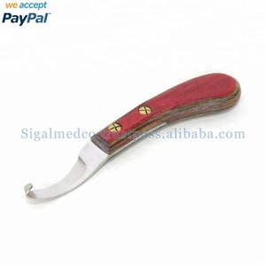 Couteau de poche anglais Flanger Hoof de haute qualité, lame en acier inoxydable de qualité industrielle, finition argentée, manche multifonctionnel, automatique - Product Image 3