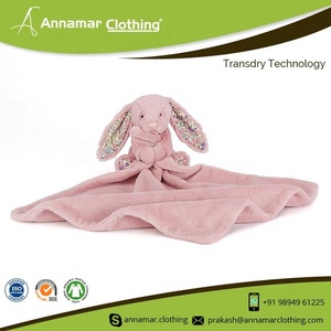 Servicio OEM, Venta al por Mayor de Mantas de Felpa Extra Gruesas para Bebés y Juguetes Orgánicos con Certificación GOTS, Impresión Personalizada desde India - Product Image 3