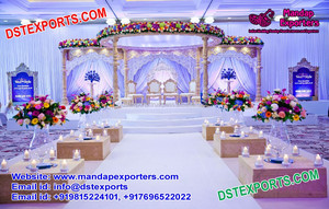 Boda India Jodha Akbar Mandap último diseño boda Mandaps personalizable asequible duradero Grand Weddings Mandap Set EE. UU. - Product Image 2