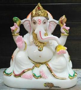 Beautiful Marble God Ganesha <b>Statue</b> - Product Image 1
