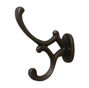 ตะขอแขวนผนังเหล็กดัดสไตล์เรโทรจาก OMG Industries ตะขอแขวนเสื้อแบบติดป้ายโรงเรียน ทำจากเหล็กหล่อ ดีไซน์แข็งแรงทนทาน - ขายส่ง - Product Image 3