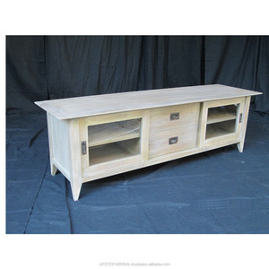 Mueble de TV de madera maciza moderno para sala de estar, comedor, muebles para el hogar - Product Image 1