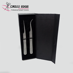 Pince à épiler d'extension de cils en acier inoxydable de marque privée - Product Image 5