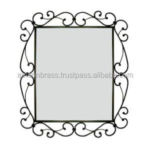 Espejo de pared de Metal para decoración del hogar, decoración de sala de estar, Hotel, antiguo - Product Image 4