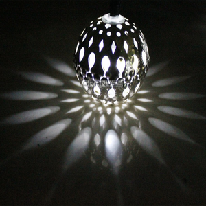 Vente directe d'usine, <span class=keywords><strong>20</strong></span> boules de lumières solaires marocaines dorées scintillantes, LED à piles IP65, <span class=keywords><strong>guirlande</strong></span> lumineuse de Noël marocaine - Product Image 5