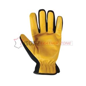 Gants de mécanicien en cuir multi-usages avec des caractéristiques anti-coupure, imperméables et ignifuges, longueur de 10 pouces - Product Image 4