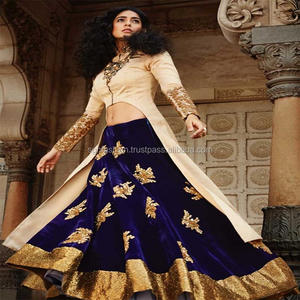 Chaqueta Lehenga de diseñador elegante y elegante para adultos Accesorio de moda en estilo indio y pakistaní - Product Image 1