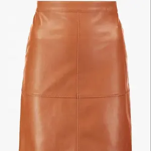 High Quality Genuine Leather Skirt Women Wholesale Stylish Sexy LS-0030