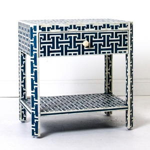 Commode moderne en incrustation d'os pour meubles de salon à domicile - Product Image 2