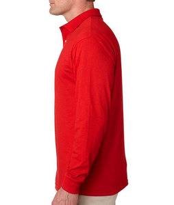 Camisa de Manga Larga para Hombre, Talla Grande, 100% Algodón, Transpirable, 200gsm, Estilo Golf, con Logotipo Bordado, Verano - Product Image 5