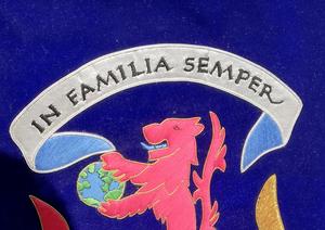 Bannière en velours de haute qualité, manteau de famille, personnalisé, broderie à la main, bannières, badge de blazer tactique - Product Image 6