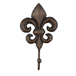 ตะขอแขวนผนังแบบเดี่ยวทำจากเหล็กหล่อโบราณ - Product Image 1