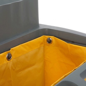 Chariot de nettoyage multifonctionnel de haute qualité, taille standard, roues universelles en caoutchouc, chariot de service de nettoyage pour hôtel, équipement de nettoyage - Product Image 6