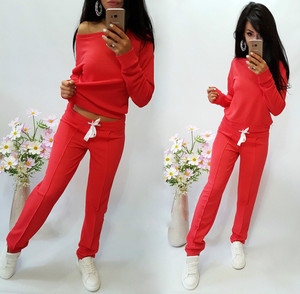 ชุดวอร์มผู้หญิง,ชุดวอร์มสตรีผ้าฟลีซไร้ยี่ห้อชุดกีฬาสำหรับเล่นโยคะเล่นฟุตบอลเล่นกีฬา - Product Image 3