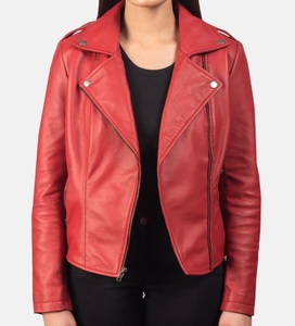 Urban Outdoor Chaqueta de cuero para mujer Venta caliente Nuevas llegadas Diseño único Ropa de invierno Abrigo de moda para mujer con cremallera - Product Image 2