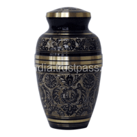 Urna Funeraria de Peltre Estilo Americano para Adultos, Suministros Funerarios Brassworld India - Product Image 3