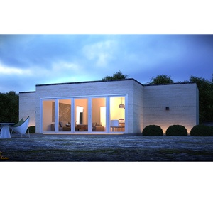 Villa préfabriquée à deux étages en béton avec structure en panneaux sandwich - Product Image 2