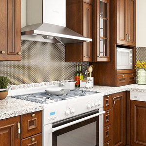 Estilo americano Mini cocina U forma de gabinete de cocina - Product Image 5