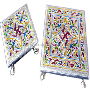 งานฝีมือ BAJOTH แบบออกซิไดซ์,CHOWKI แบบใช้มือ - Product Image 1