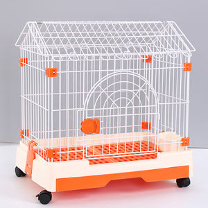 Tiroir en PP pour chien, structure métallique en aluminium, pratique à nettoyer, Durable, Cage pour animaux de compagnie, avec roulettes, - Product Image 3