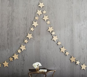 Guirnalda de Metal martillado con forma de estrella, diseño único hecho a mano, calidad superior, precio muy bajo - Product Image 4