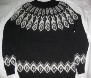 Pull d'hiver pour hommes chandails en laine tricotés à la main grande taille col rond Jacquard à motifs Jacquard élégant décoration - Product Image 3