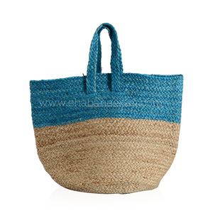 Sac cadeau en Jute tressée, cabas de Shopping en Jute naturel de bonne qualité, Vintage, tissé à la main, idéal pour une fête, collection 2020 - Product Image 1