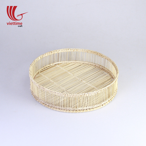 <b>Round</b> Bamboo Storage <b>Basket</b> Handwoven Wooden <b>Basket</b> From Vietnam - Product Image 5