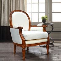Fauteuil convertible en bois acajou, meuble classique américain, en noyer, acajou