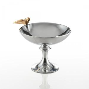 Nouveau design moderne de décoration en gros dernière meilleure qualité supérieure couleur argent bols de service fantaisie bol en métal au look admirable - Product Image 1