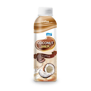 Boisson au lait de coco du Vietnam de type purée OEM avec saveurs de jus de fruits stérilisée à faible teneur en matière grasse 330ml peut bronzer en gros - Product Image 2