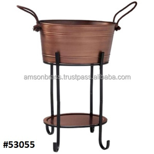 Cubo de vino de Metal de alta calidad, diseño clásico, almacenamiento de botellas de cerveza, Cubo de vino de bebidas de Metal, diseño de martillo - Product Image 4