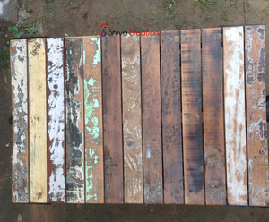 Table basse en bois et métal de style industriel vintage, vente en gros, design antique, avec roulettes, pour le salon, meubles de maison - Product Image 6