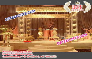 ชุด Mandap คริสตัลสำหรับงานแต่ง,ชุด Mandap คริสตัลตกแต่งงานแต่งงานแบบอินเดียชุด Mandap สำหรับงานแต่งงานล่าสุด - Product Image 2