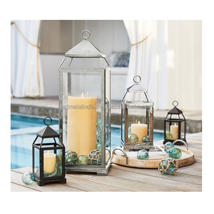 Lanterne à bougie votive en métal personnalisée en gros pour la décoration de Pâques et d'événements de mariage autres bougeoirs et lanternes - Product Image 5