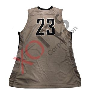 ชุดเครื่องแบบบาสเก็ตบอลแบบกลับด้านได้สำหรับเล่นกีฬาเสื้อเจอร์ซี่กางเกงขาสั้นผ้าเจอร์ซีย์พิมพ์ลายพลัสไซส์ - Product Image 3