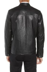 Chaqueta de bombardero de piel de cabra marrón personalizada para hombre, chaqueta de invierno auténtica a la moda, de talla grande, transpirable, Material de piel de vaca - Product Image 2